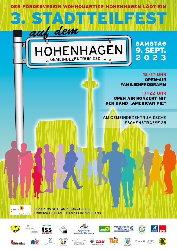Plakat Stadteilfest 2023